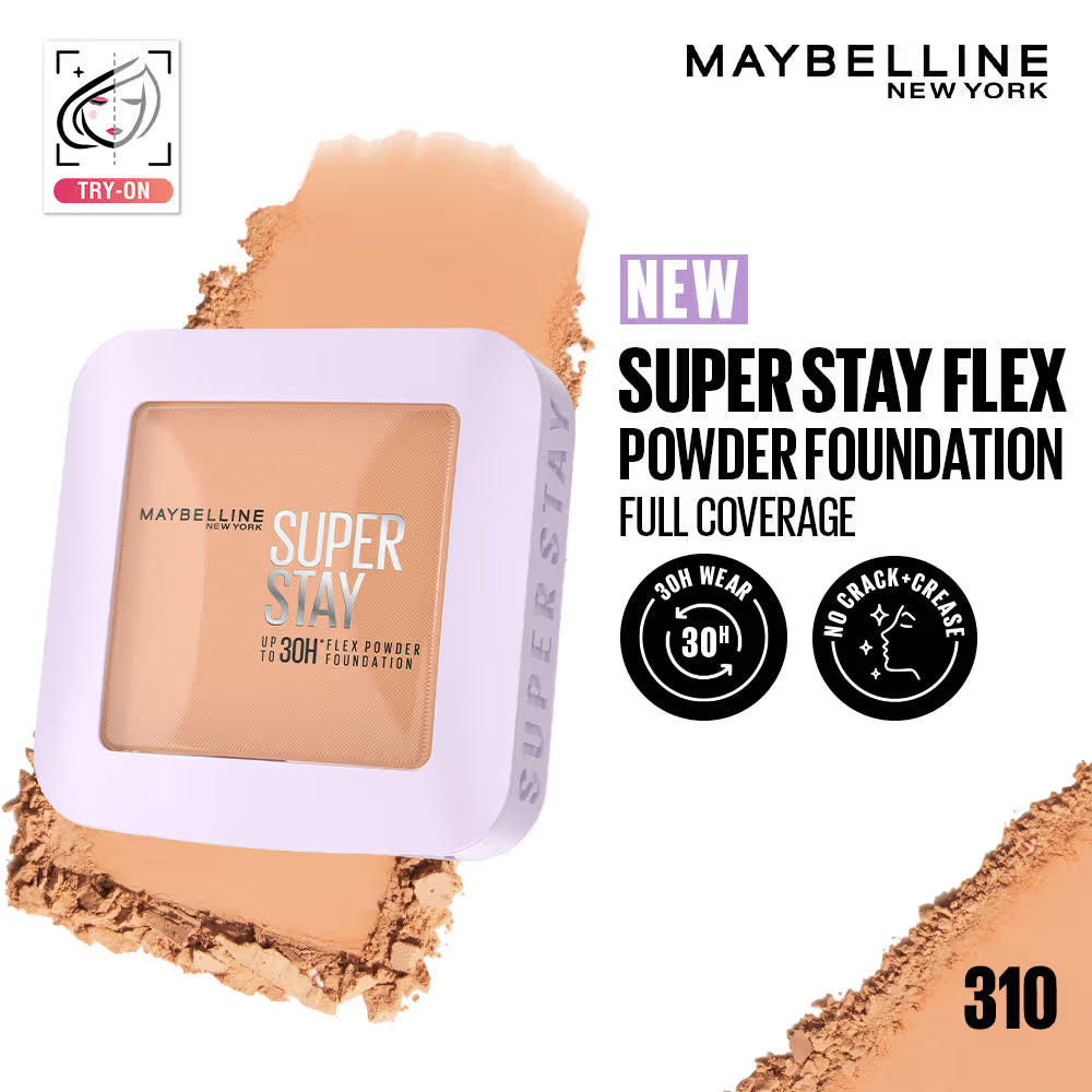 Maybelline New York Super Stay Flex Powder Foundation Compact