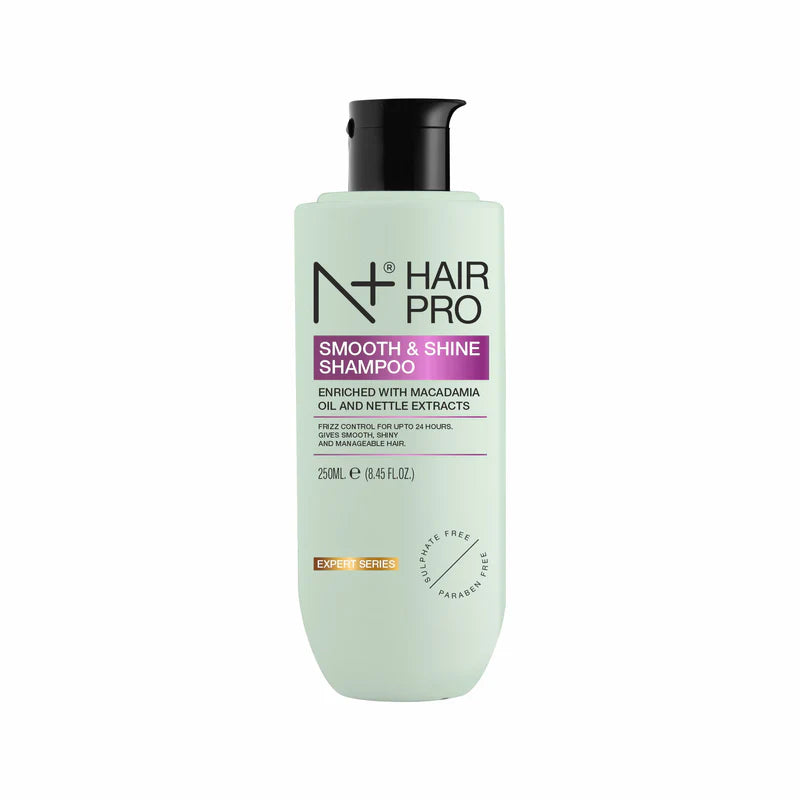 N PLUS Hair Pro Smooth & Shine Shampoo | Frizz Control for Up to 24 hours