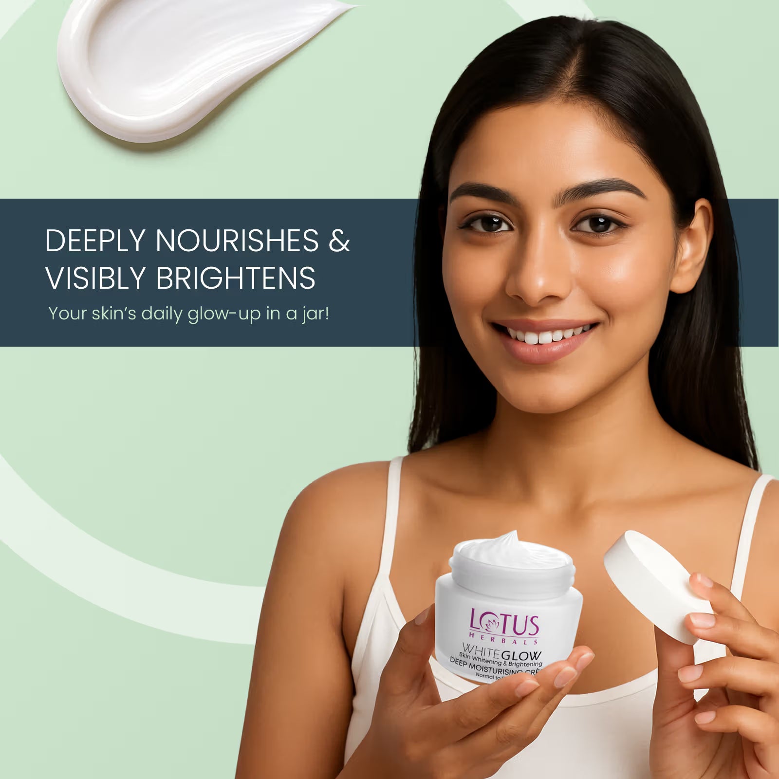 Lotus Herbals WhiteGlow Deep Moisturising Face Cream SPF 20 PA +++ For Glowing Skin, All Skin Types