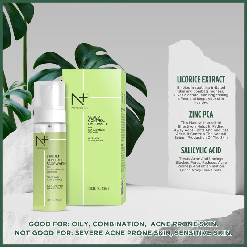 N PLUS Sebum Control facewash