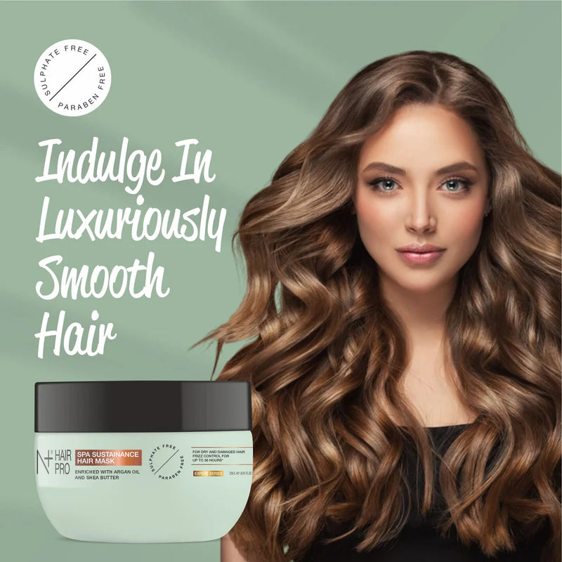 N PLUS Hair Pro Spa Sustainance Hair Mask | With Argan Oil & Shea Butter