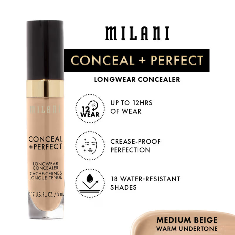 Milani Conceal + Perfect Longwear Concealer