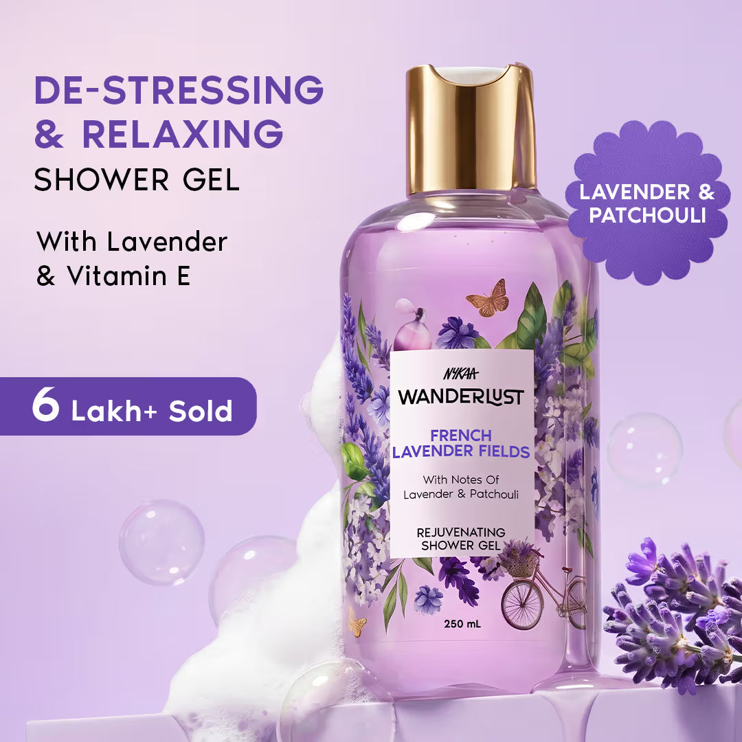 Nykaa Wanderlust Mediterranean Sea Salt Fresh Perfume Body Wash