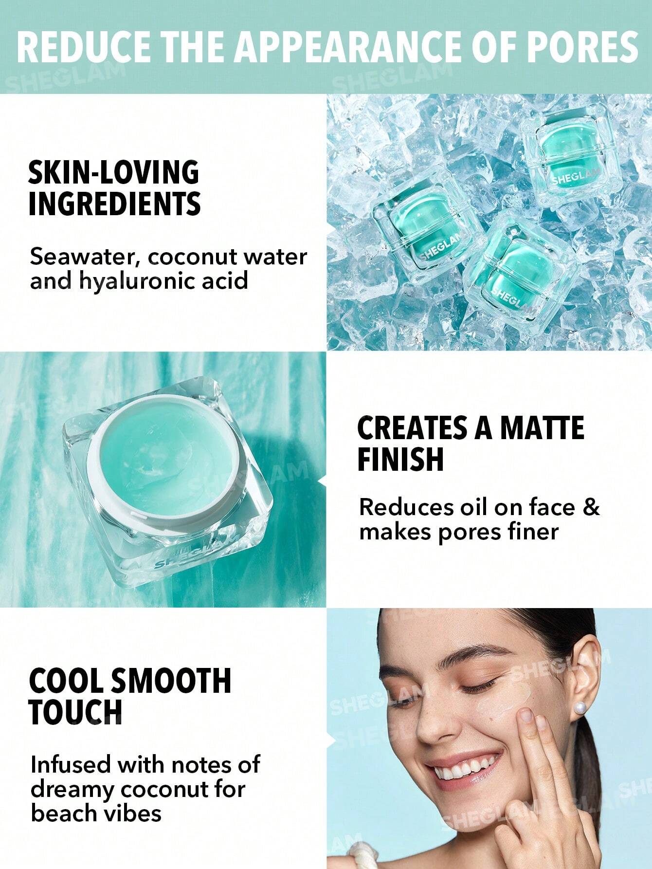 SHE GLAM Glacier Glo Smoothing Primer