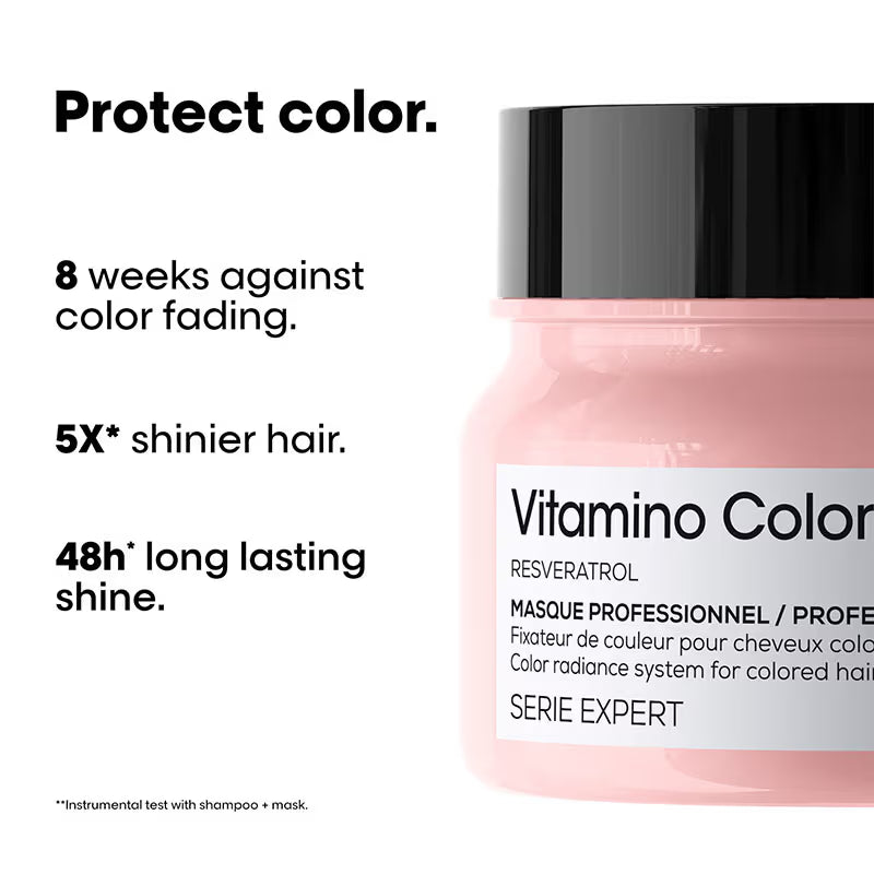L’Oréal Professionnel Vitamino Color Mask for for Color Protection & Shine With Resveratrol