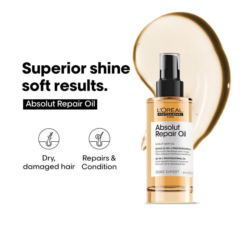 L'Oréal Professionnel Absolut Repair 10-in-1 Multi-Benefit Hair Serum