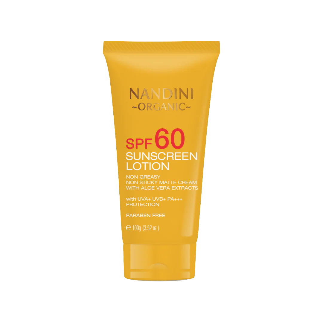 Sunscreen Lotion SPF 60, Non greasy & Non sticky, Matte Cream with Aloe vera