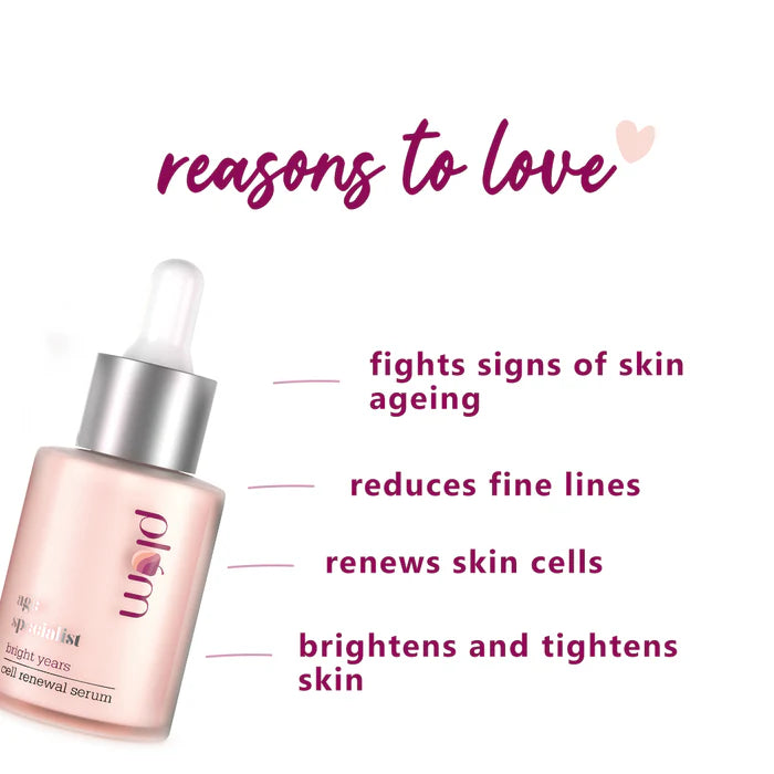 Plum Age Specialist Bright Years Cell Renewal Serum