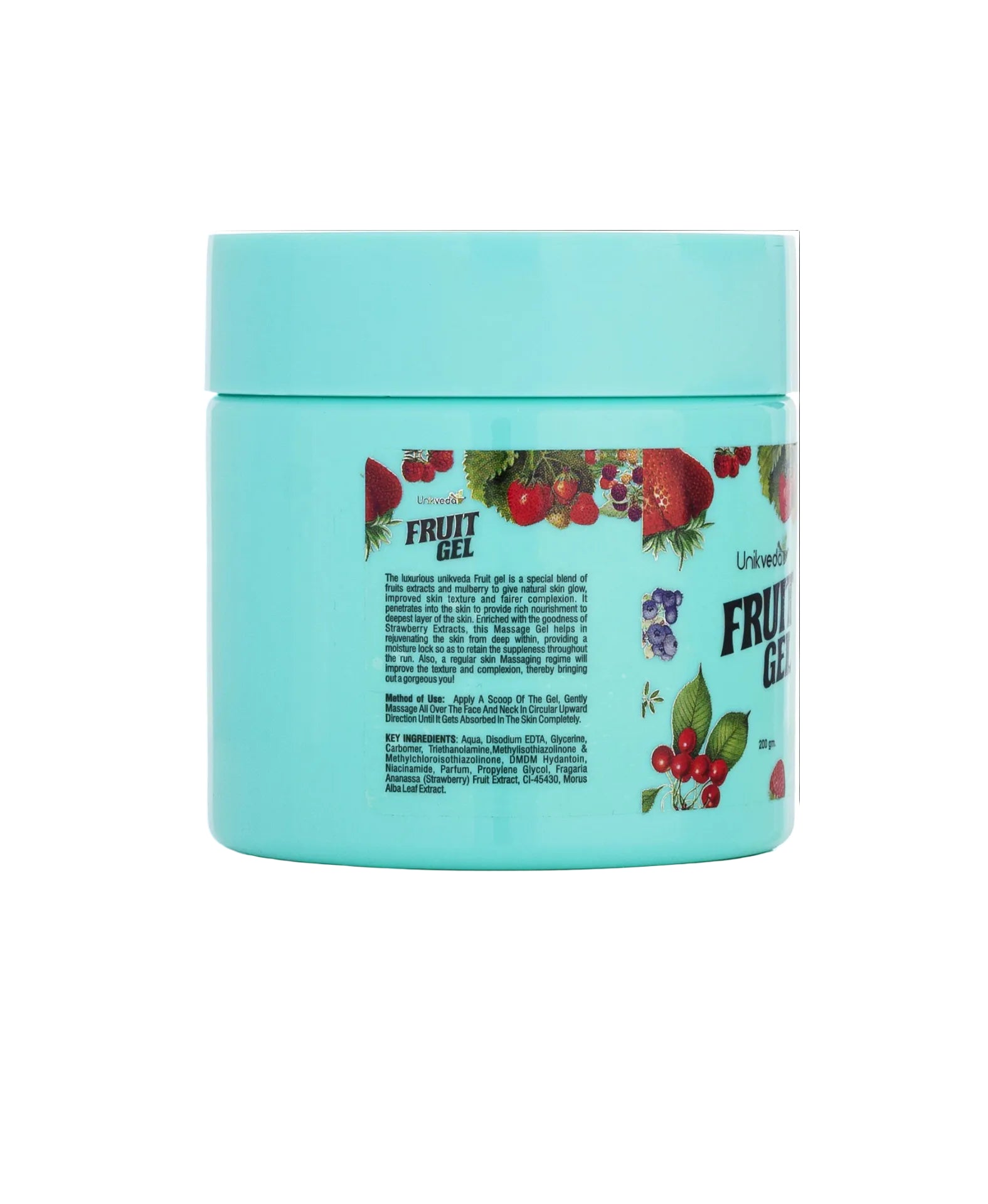 UNIKVEDA Fruit Massage Gel for Nourishing Glowing Skin Reduce Blemishes Pigmentation (200 g)