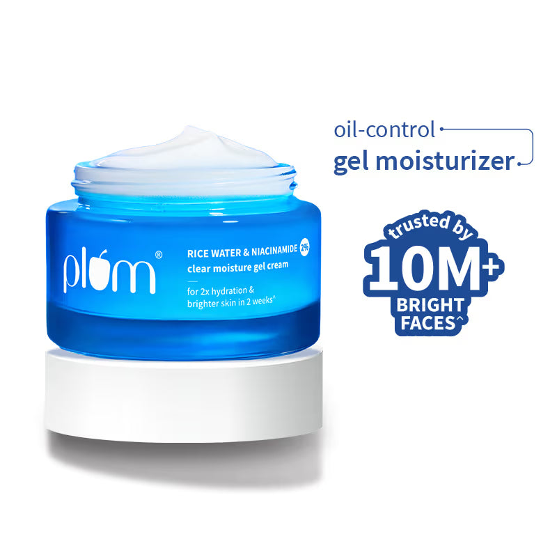 Plum 2% Niacinamide & Rice Water Brightening Gel Cream