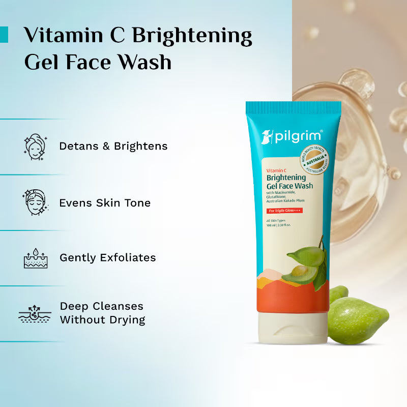 Pilgrim 10% Vitamin C Brightening Gel Face Wash