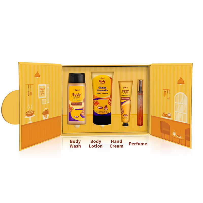 Plum Bodylovin Vanilla Caramello Bath & Body Gift Set