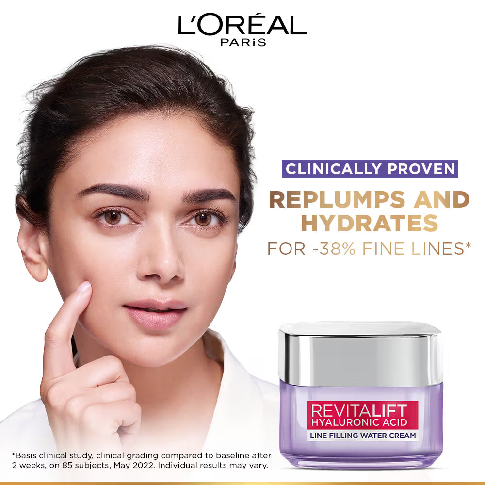 LOreal Paris Hyaluronic Acid Line Filling Water Cream