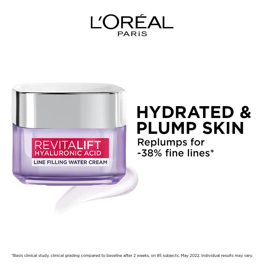 LOreal Paris Hyaluronic Acid Line Filling Water Cream
