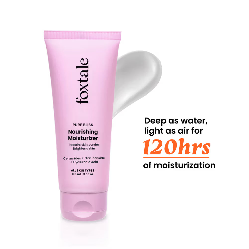 Foxtale Nourishing Ceramide Moisturizer For Barrier Repair, Hydration