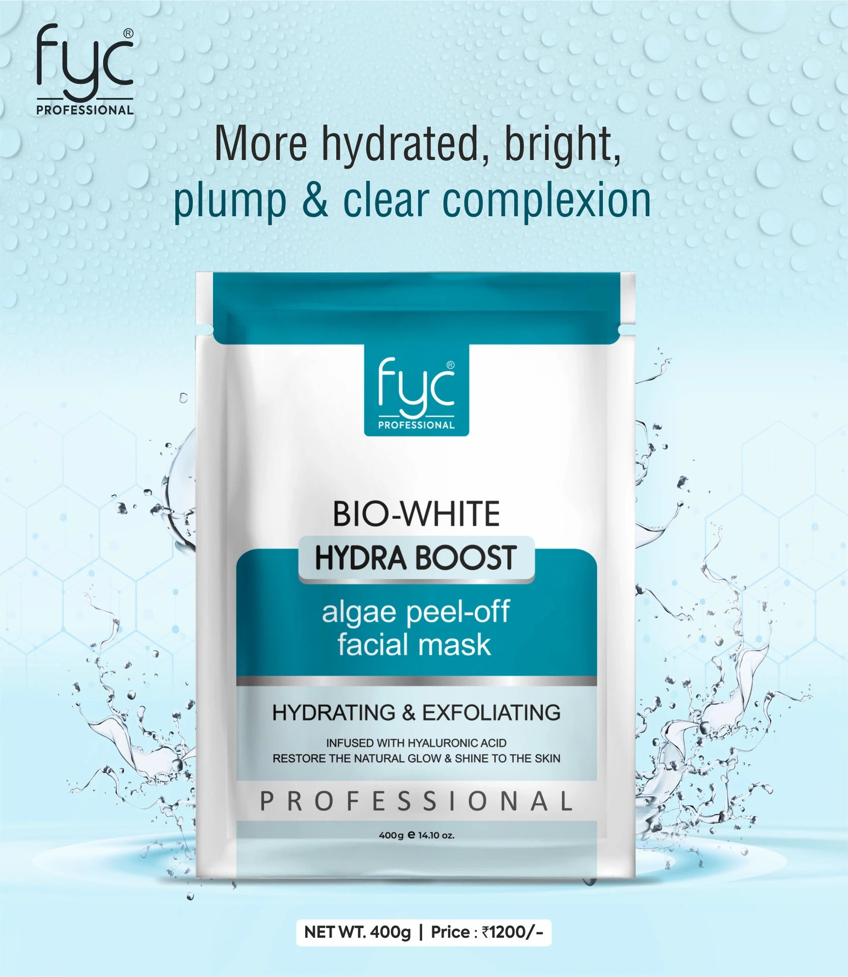 FYC PROFESSIONAL Bio-White HYDRA BOOST algae peel-off mask facial mask