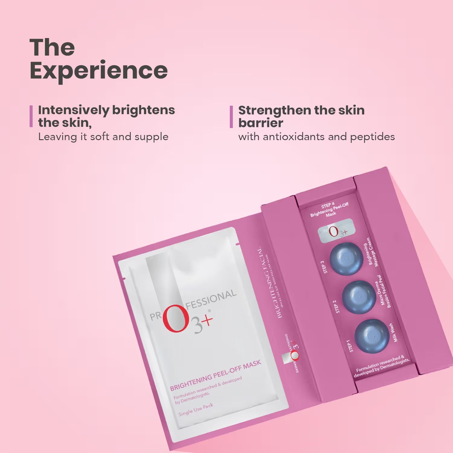O3+ Brightening Facial Single Dose Kit for Glow Boosting