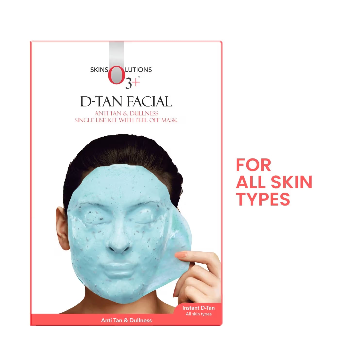 O3+ D-TAN Facial Kit with Peel Off Mask for