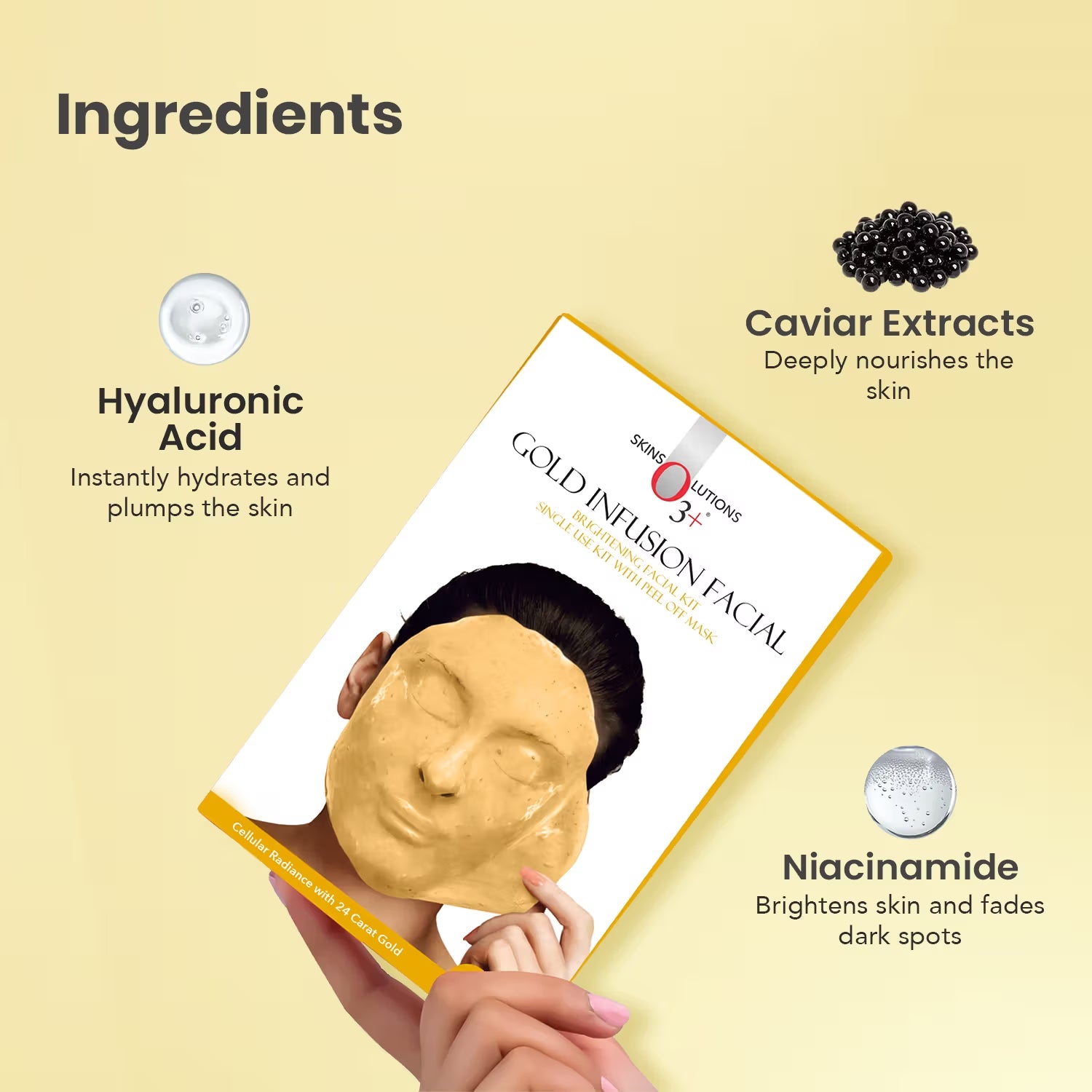O3+ Gold Infusion Facial Kit