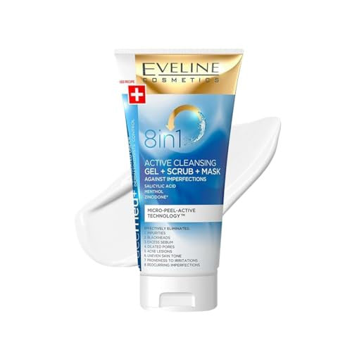 Eveline Cosmetics 8In1 Deep Cleansing Active Gel For The Unevenness Facemed