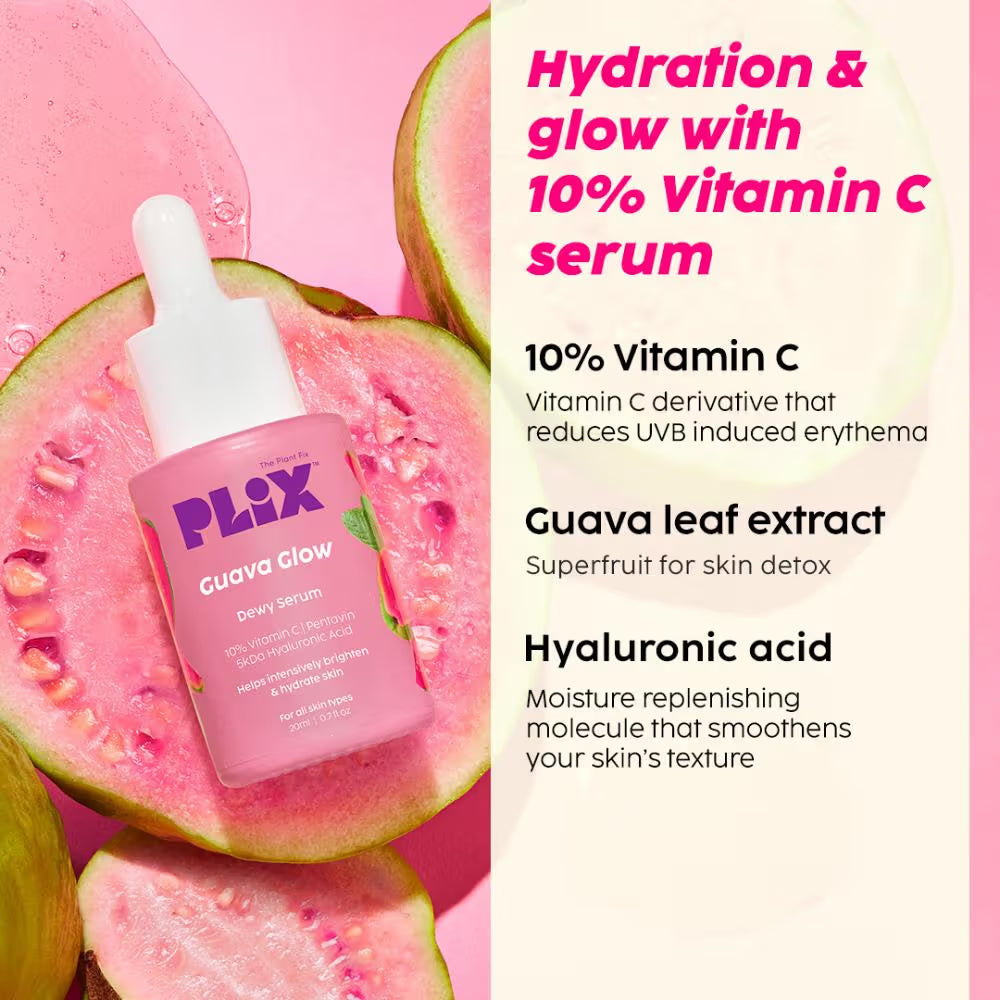 PLIX 10% Vitamin C Guava Face Serum