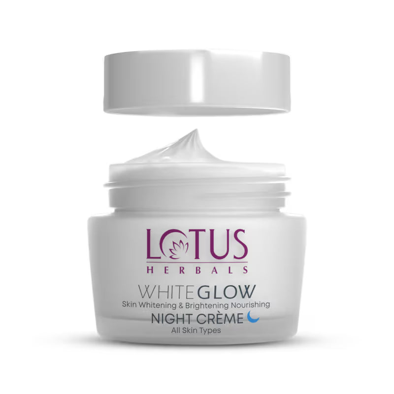 Lotus Herbals Whiteglow Skin Whitening & Brightening Nourishing Night Face Cream