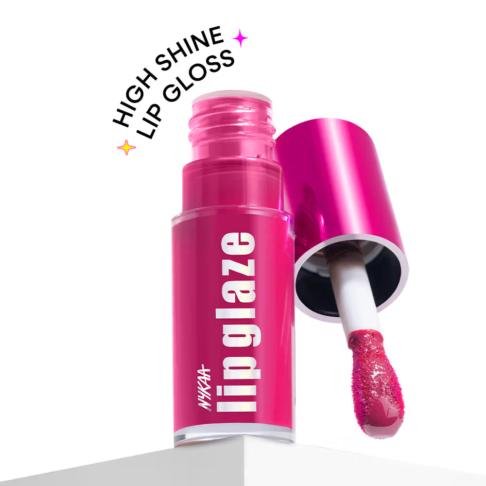 Nykaa Cosmetics Lip Glaze High Shine And Pigment Lip Gloss Oil