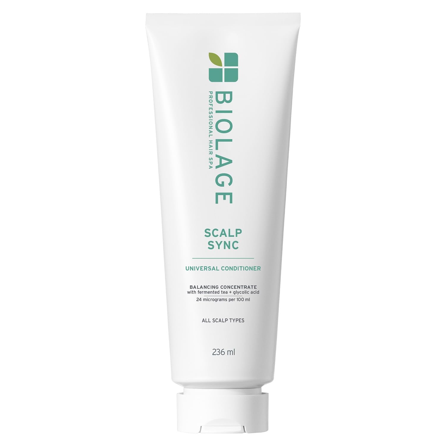 Biolage Scalp Sync Universal Conditioner for Soothed and Hydrated Scalp with Fermented Tea and Glycolic Acid for 72HR Soothed and Hydrated Scalp for Women and Men Vegan and Cruelty-Free