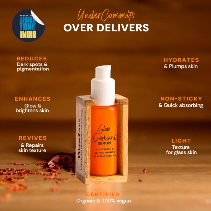 Mintree Certified Organic 20% Vitamin C Glow Face Serum