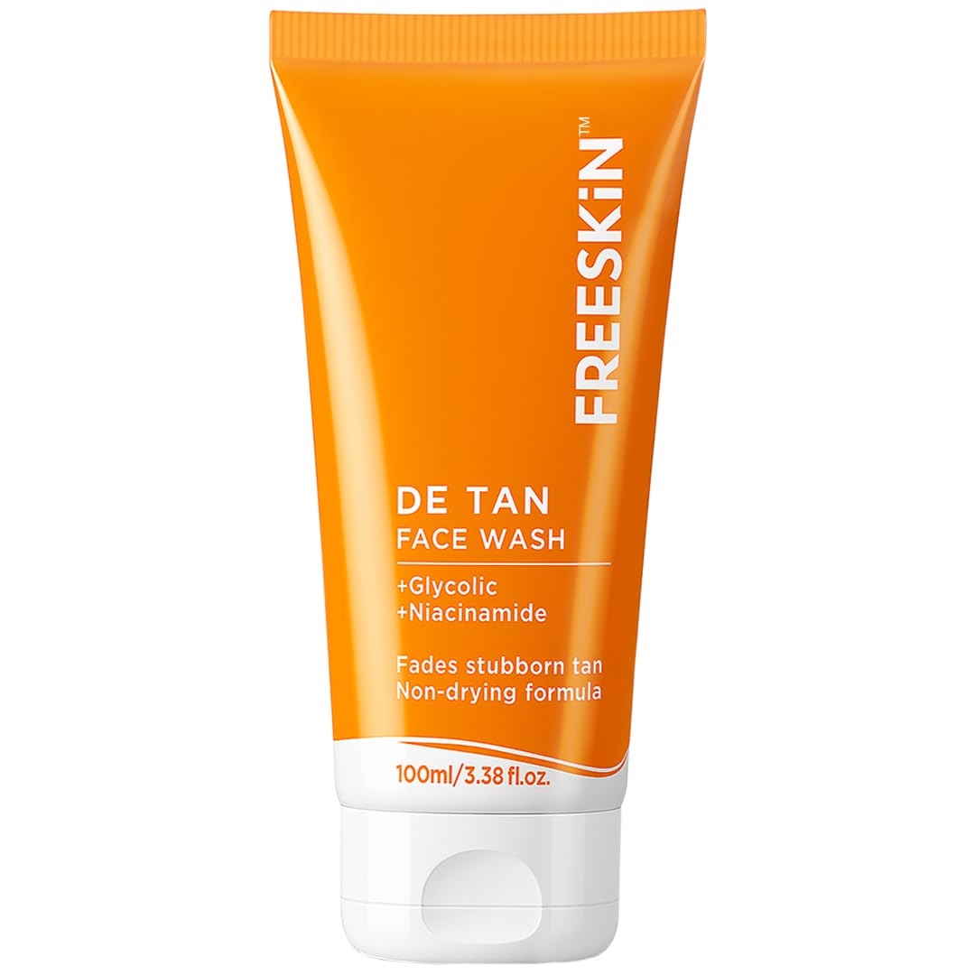 Freeskin De Tan Face Wash with Glycolic & Niacinamide