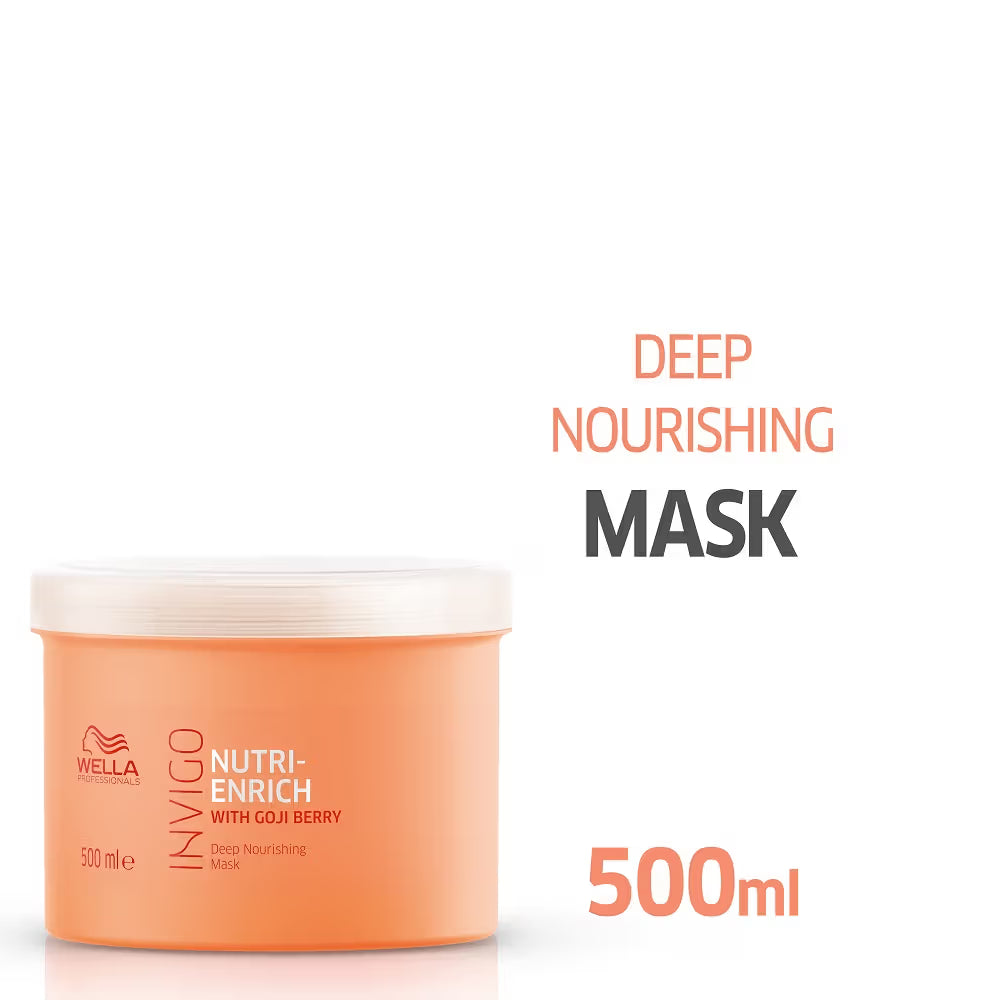Wella Professionals Invigo Nutri Enrich Hair Mask For Dry, Frizzy & Damaged Hair