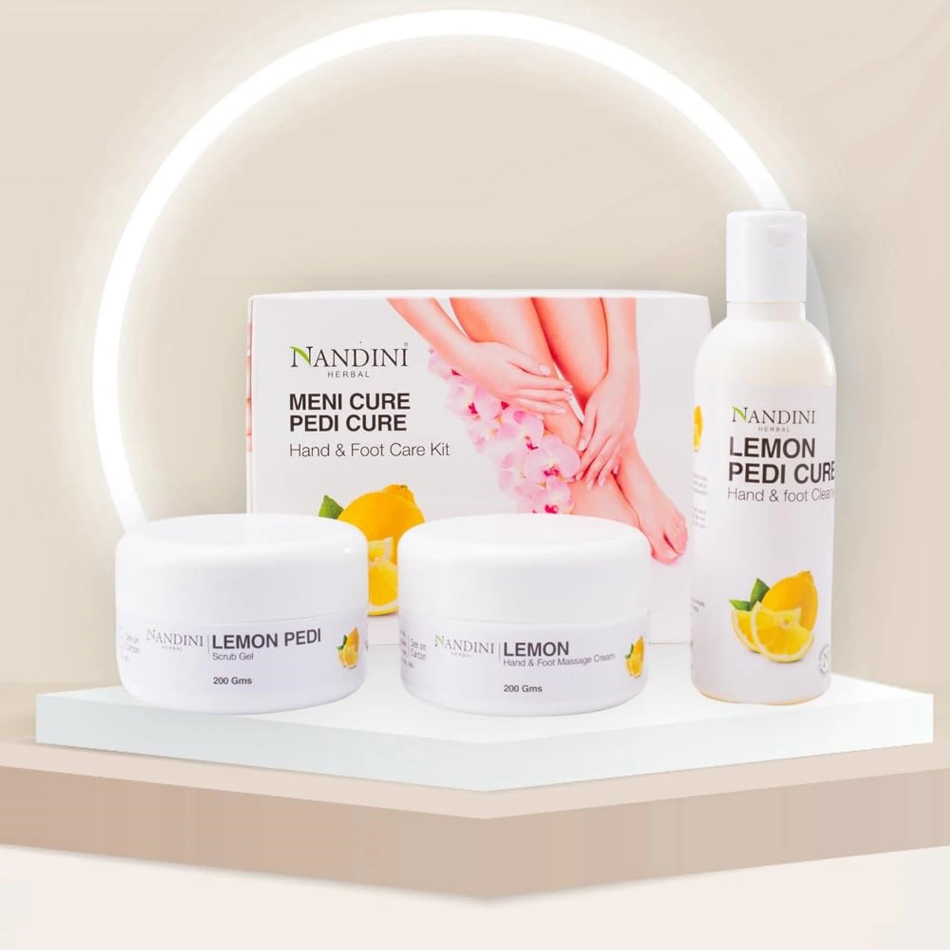 Nandini Organic Meni Cure Pedi Cure Hand & Foot Care Kit 600gm