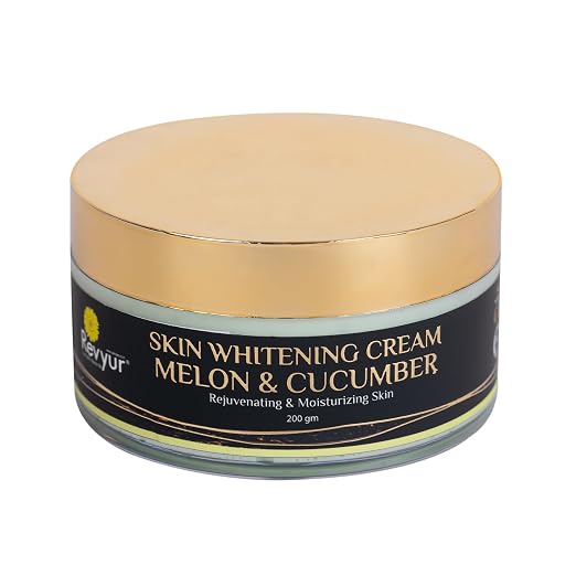 Revyur Skin Whitening Cream, Melon & Cucumber, Rejuvenating & Moisturizing