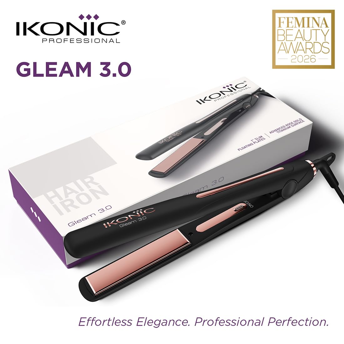 Ikonic Professional Gleam 3.0 Hair Straightener For Women