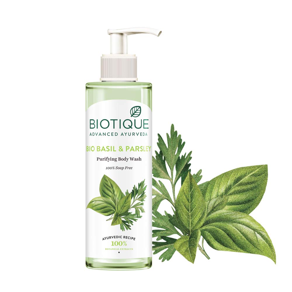 BIOTIQUE Basil & Parsley Revitalizing Body Wash