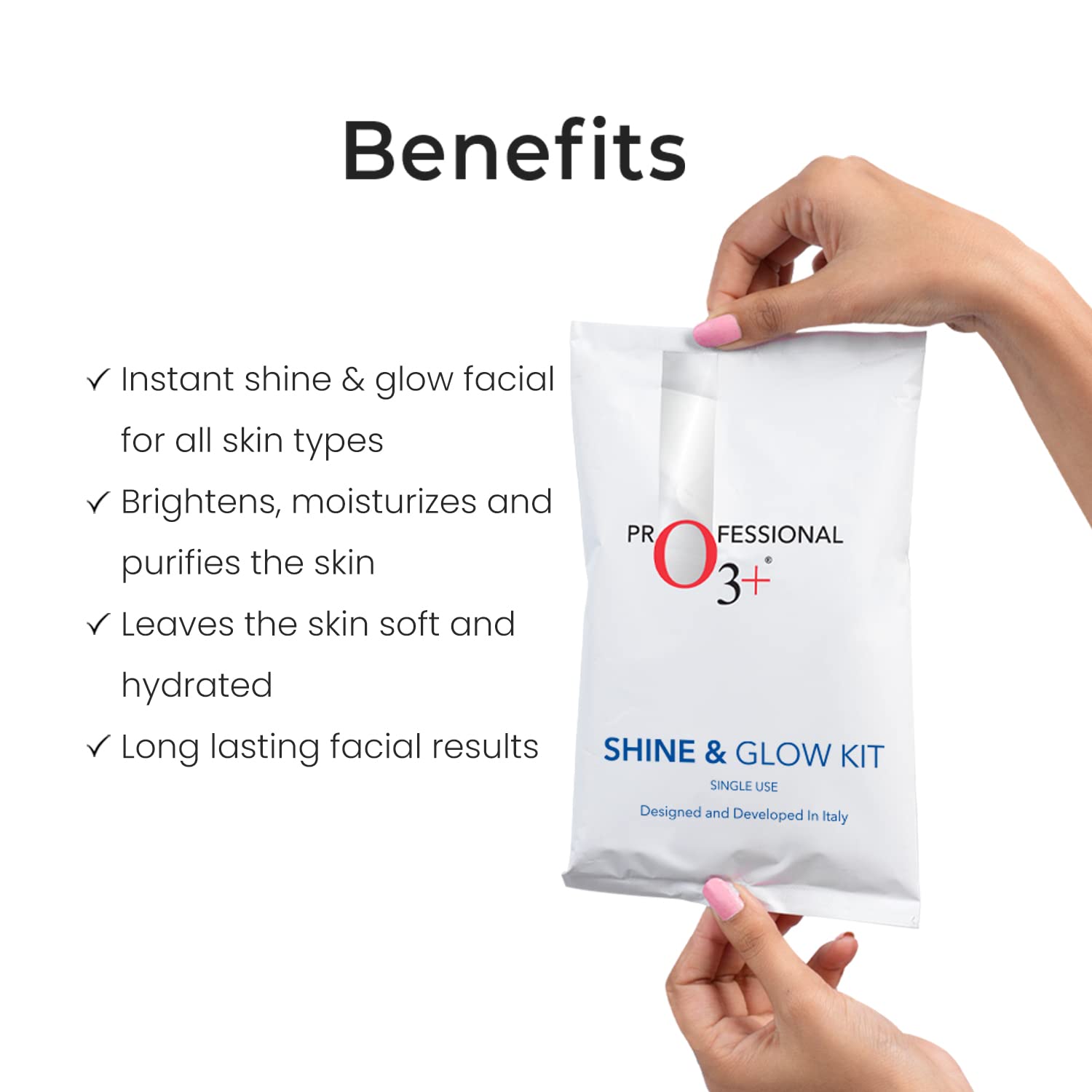 O3+ Shine & Glow Facial Kit for Instant Glowing Skin