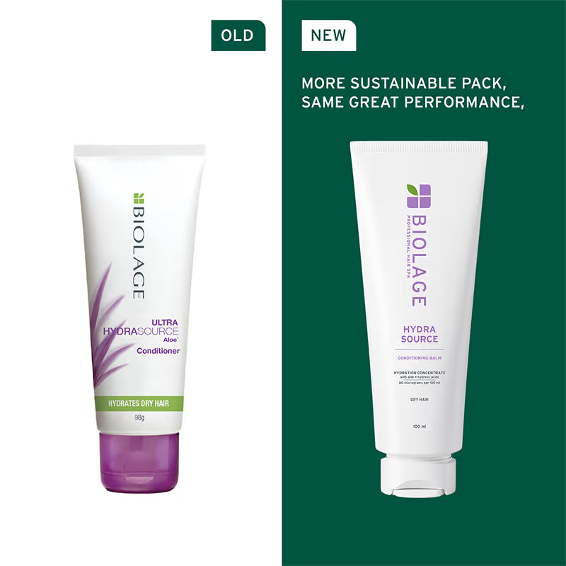 Biolage Hydrasource Plus Professional Conditioner with Aloe, Moisturizes & Hydrates Dry Hair