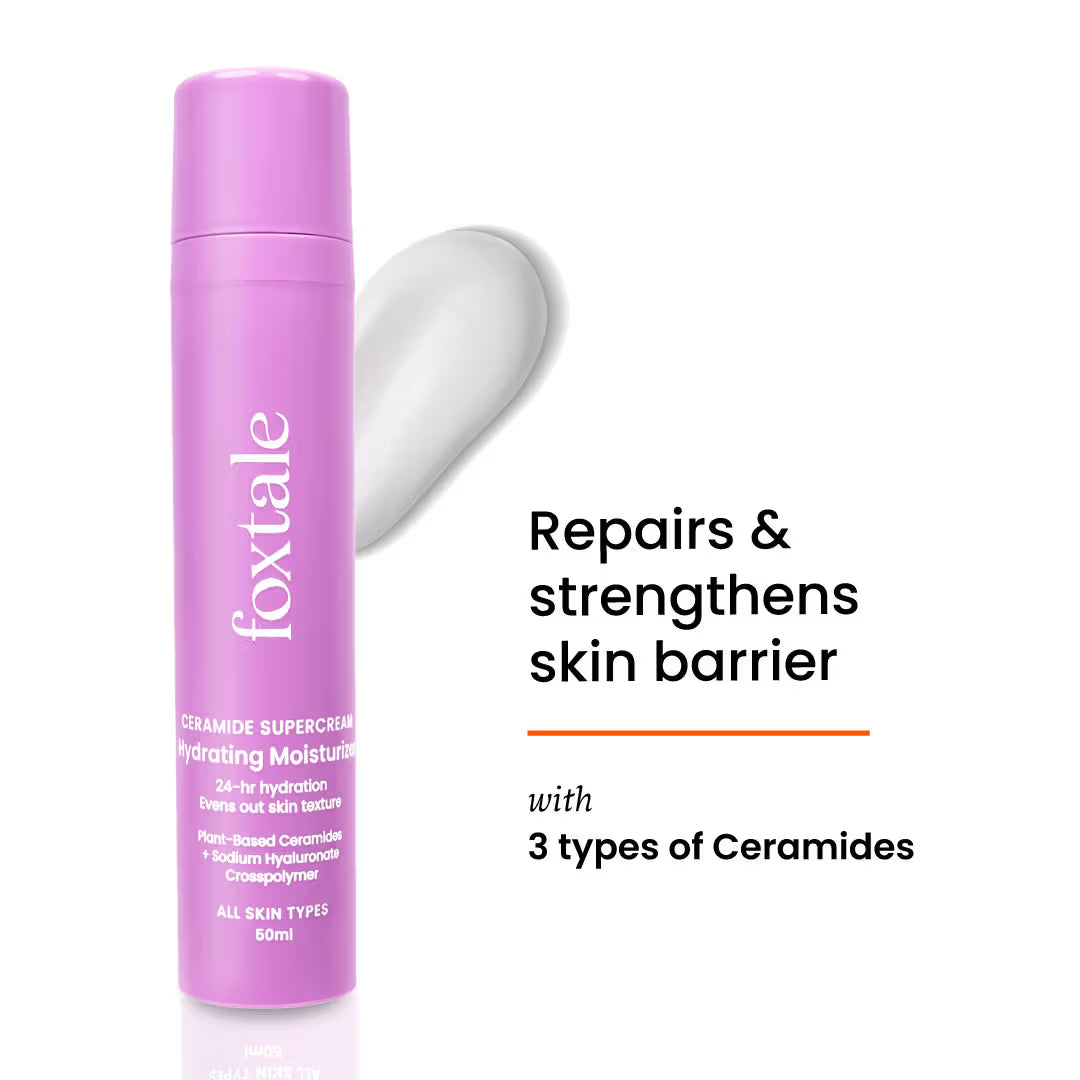 Foxtale Ceramide Supercream Hydrating Moisturizer for Skin