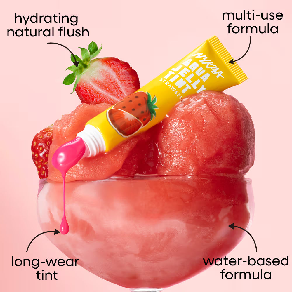 Nykaa Cosmetics Aqua Jelly Lip & Cheek Multi-use Water Tint