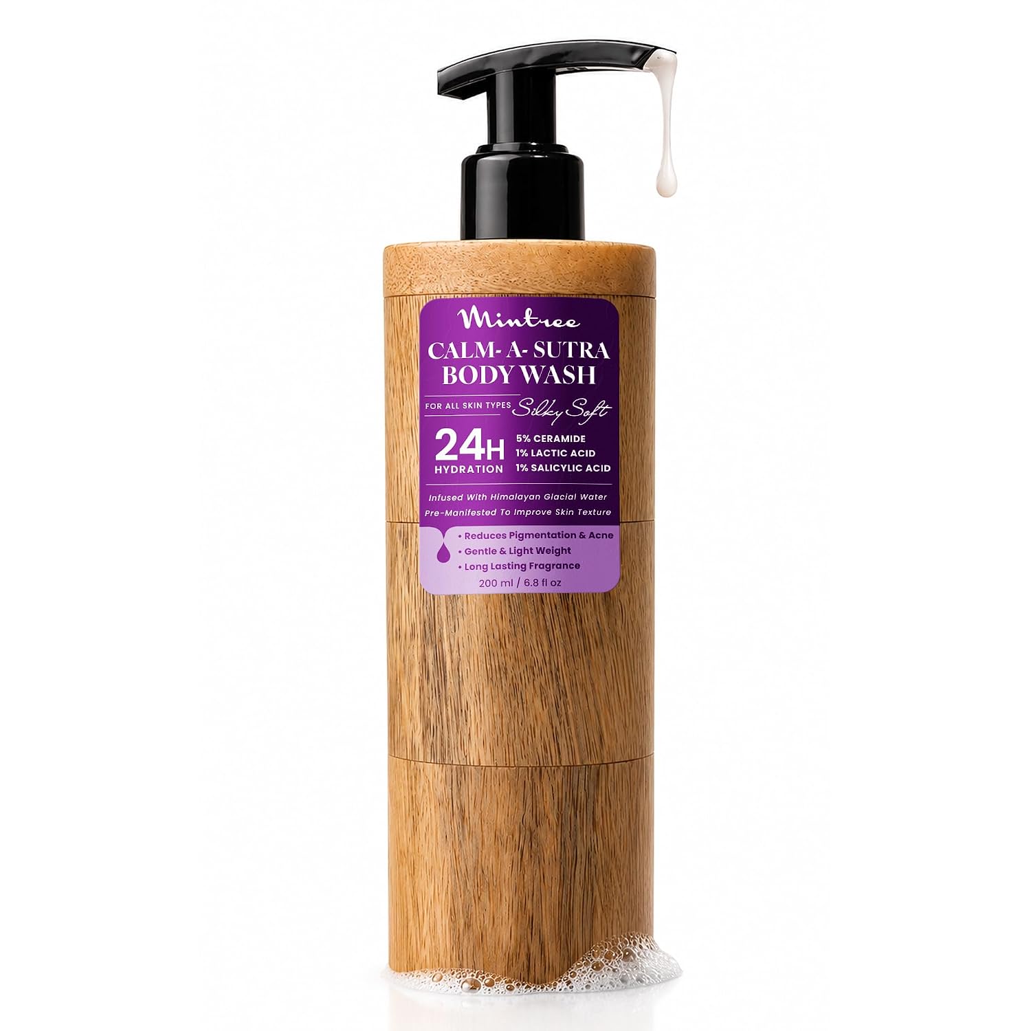 Mintree Organic Floral Moisturizing Hair and Body Wash