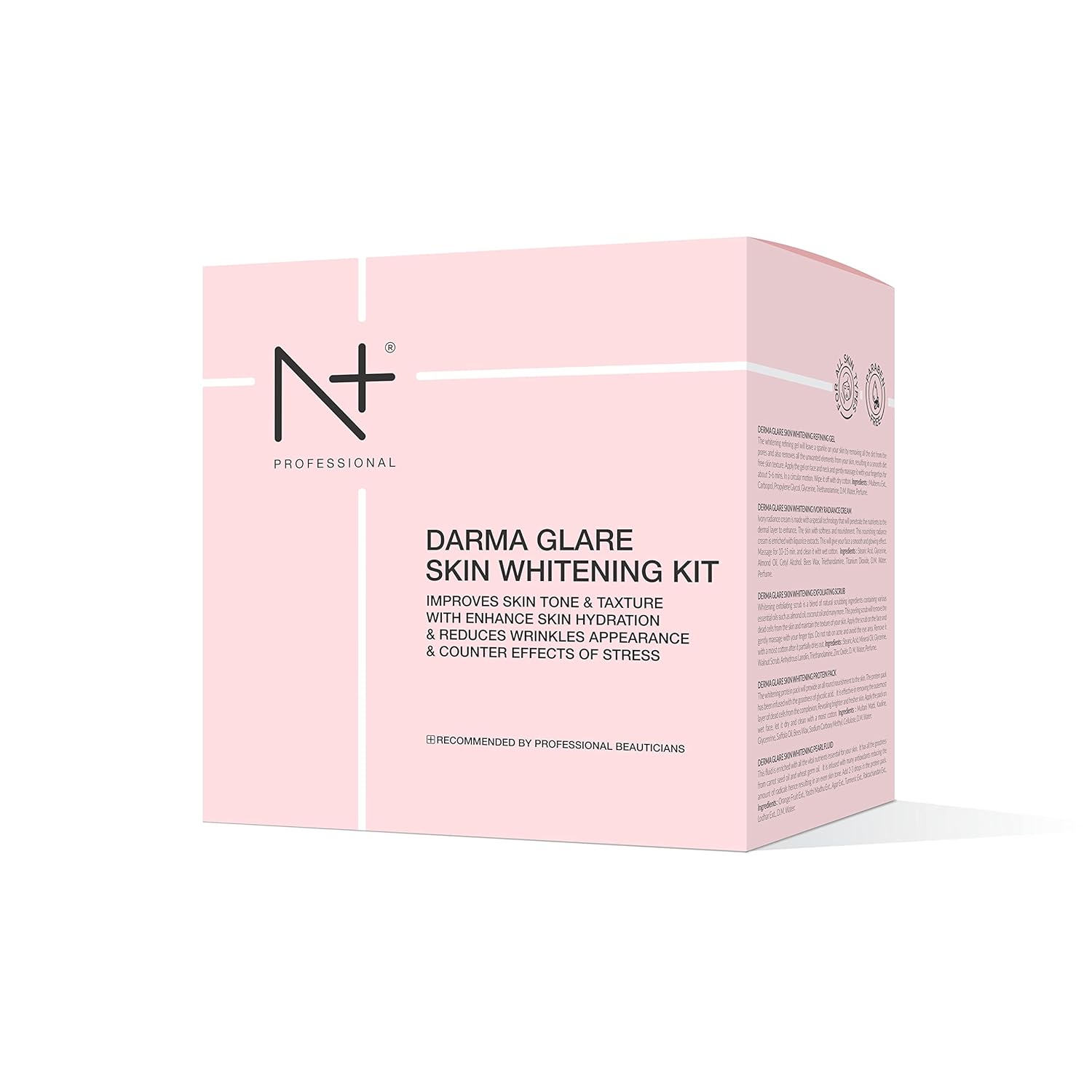 + Professional Derma Glare Skin Whitening Kit | Advanced Whitening Treatment For Women 400GM