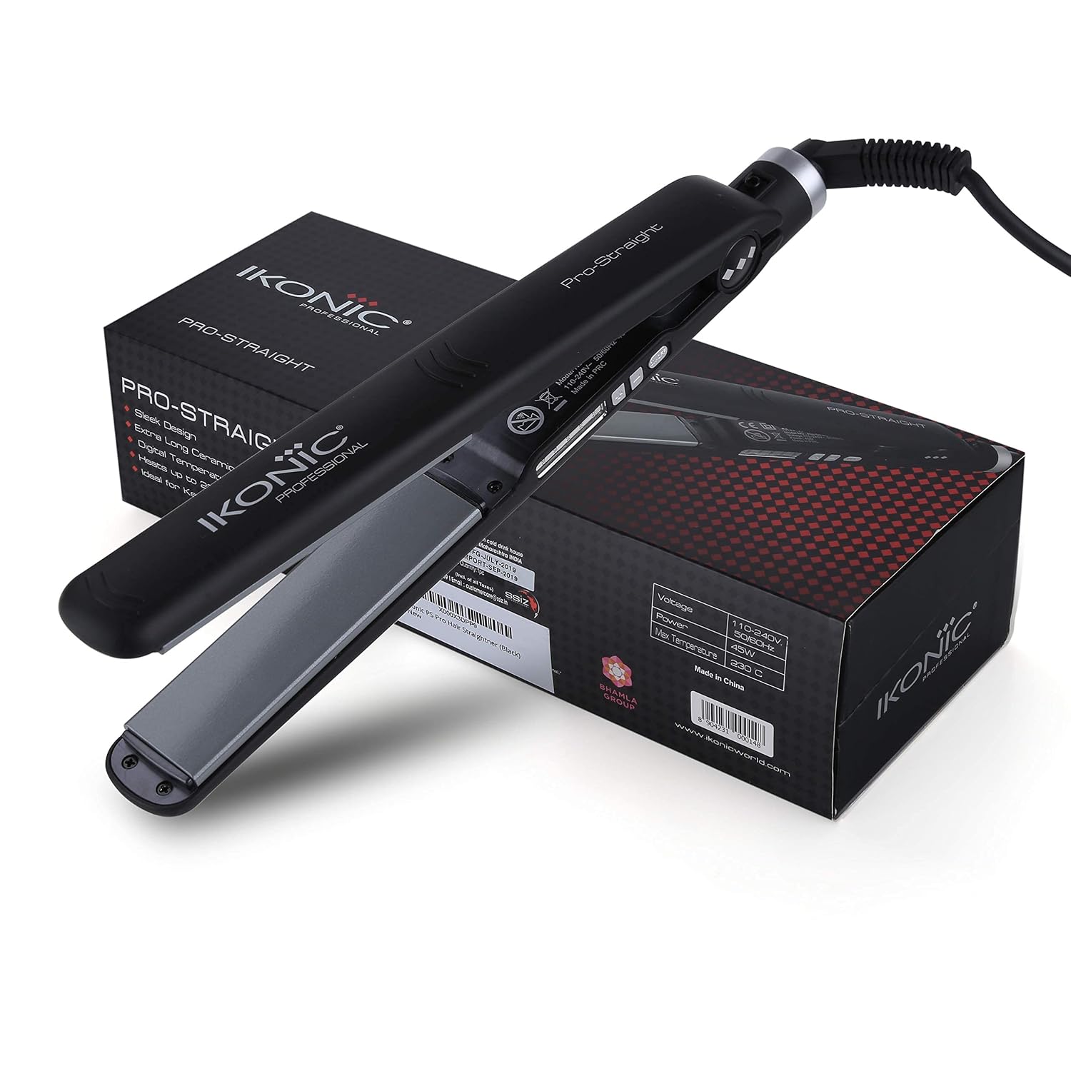 Ikonic Professional Pro Straight Hair Straightener For Women,