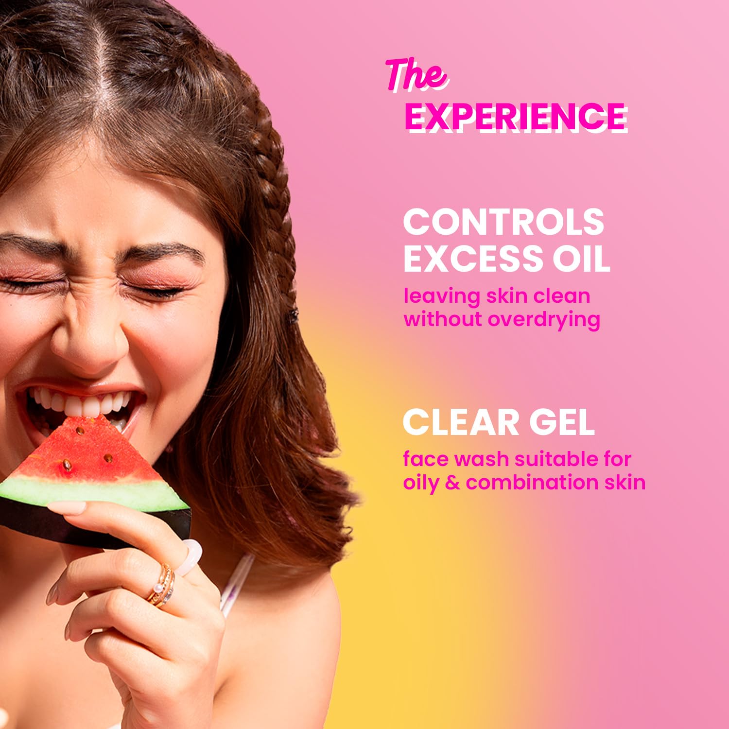 Dot & Key Watermelon Cooling Gel Face Wash With Vitamin C & Cucumber | Face Wash For Glowing Skin|Oil Free |Removes Excess Oil & Dirt | For Combination & Oily Skin| For Women & Men