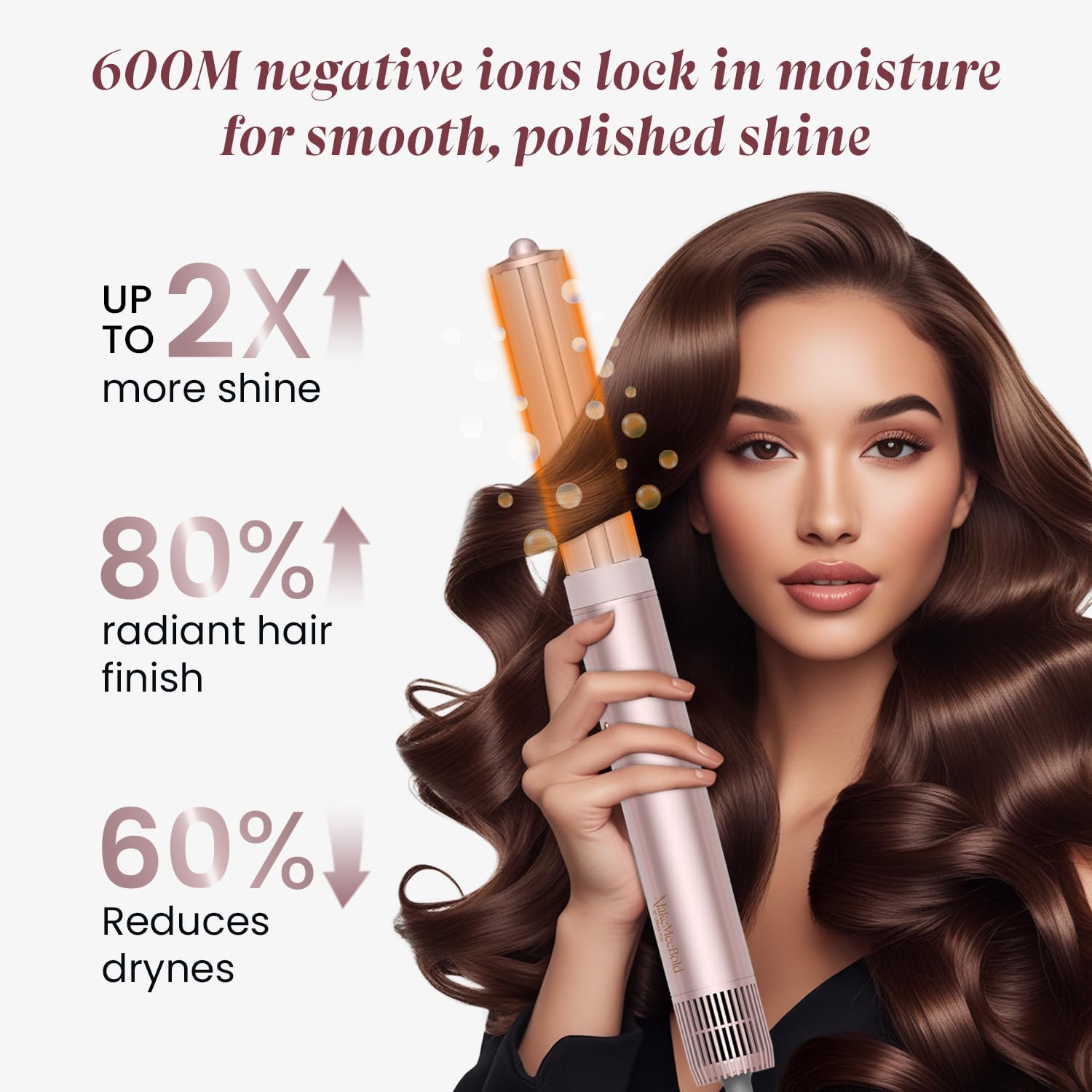 Make Mee Bold AirCurl & Multistyler 7X – Hair Styler for Women