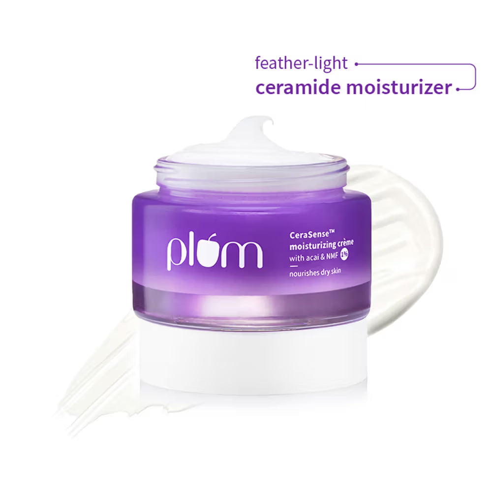 Plum Cerasense Moisturizing Creme for Instant Barrier Repair & 72-Hr Moisturization