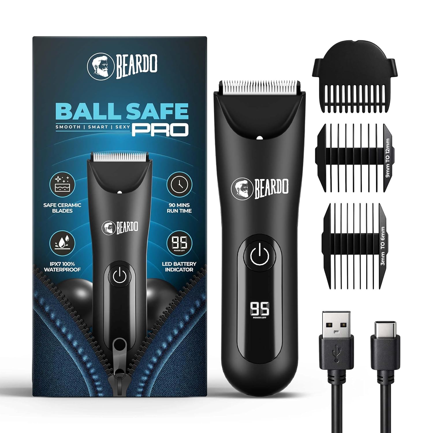 BEARDO Ball Safe Pro Trimmer For Men