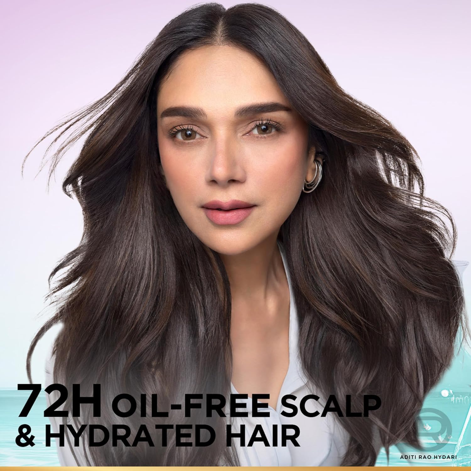 L'OREAL PARIS Unscented Hyaluron Pure 72H Rehydrating Conditioner for All Hair Types For Smooth Tangle-Free Hair,