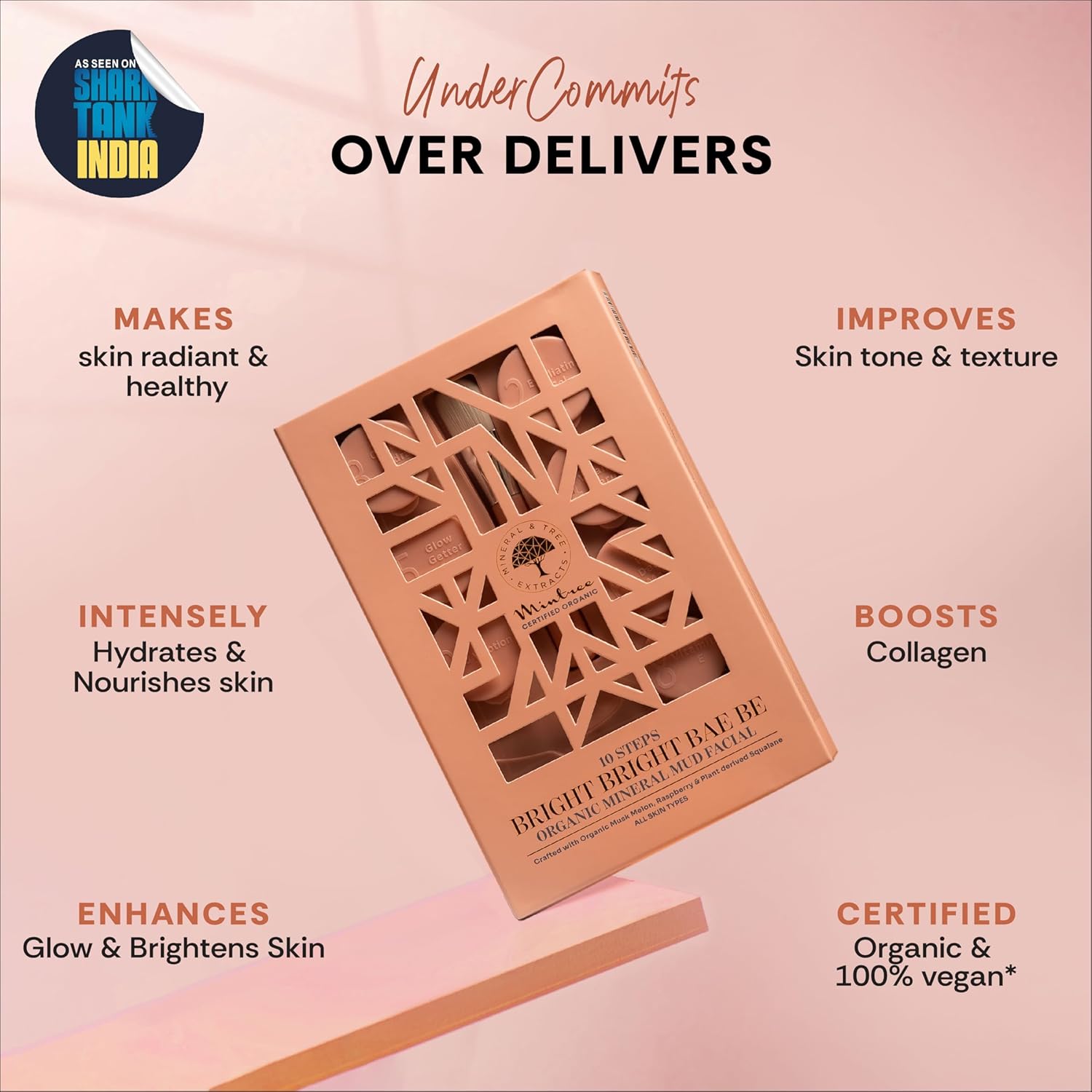 Mintree De-Tan Mineral Mud Facial Kit for Women and Men, All Skin Types