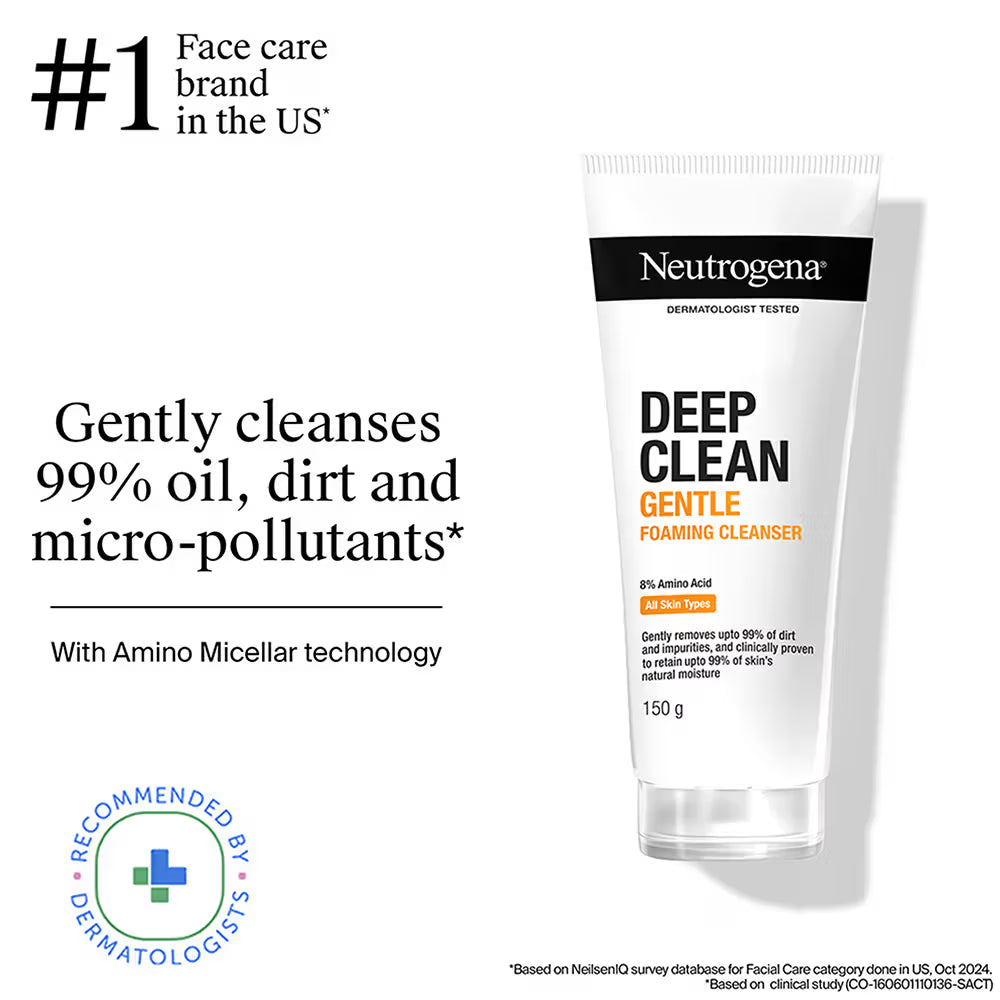 Neutrogena Deep Clean Gentle Foaming Cleanser