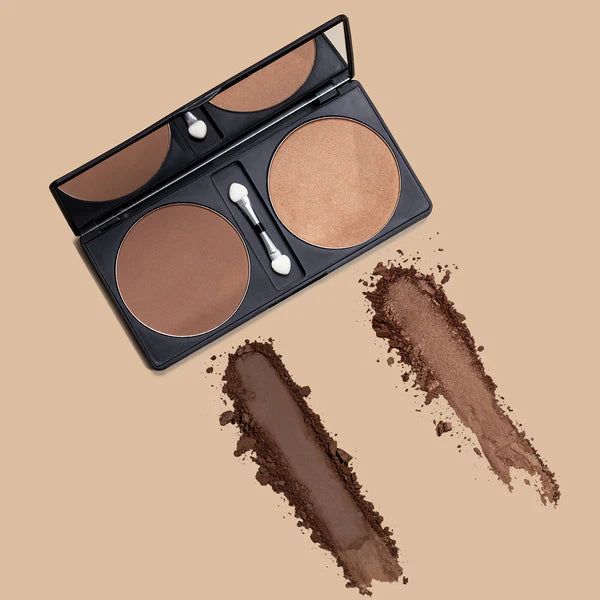 PAC Terracotta Bronzing Powder - Luminous Matte Contour Shades,